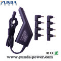 YUNDA Brand Quality Universal 40W Laptop Car Adapter with 8 DC Connectors